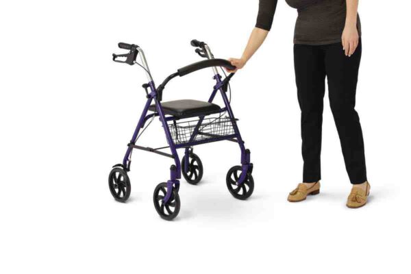 Folding Rollator Walker with 8 Wheels and basket MDS86860EBS8