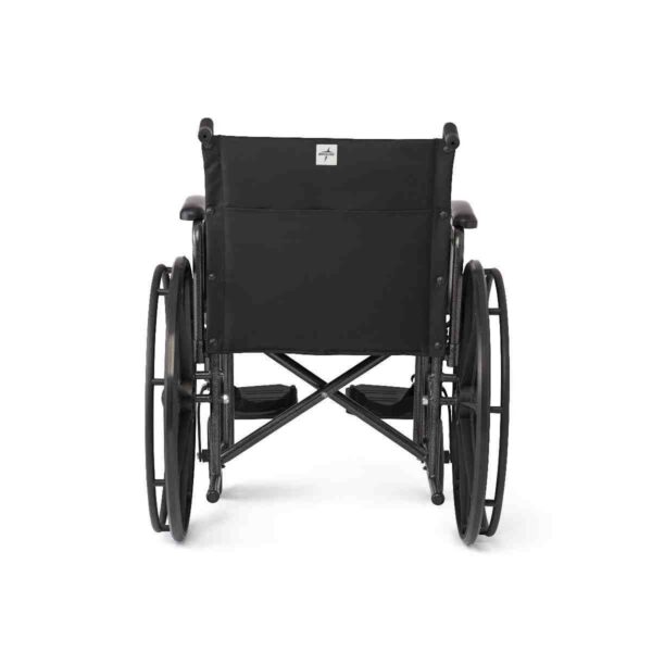 wheelchair with swing back desk length arms