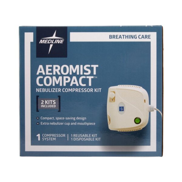 aeromist nebulizer compressor with reuse disposable nebulizer kit hcs70004rdh
