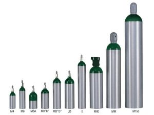 Oxygen Cylinder Tank - M6 Empty - Coastal Medical Equipment