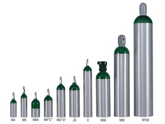 Oxygen Cylinder Tank M6 - Exchange | Coastal Medical Equipment