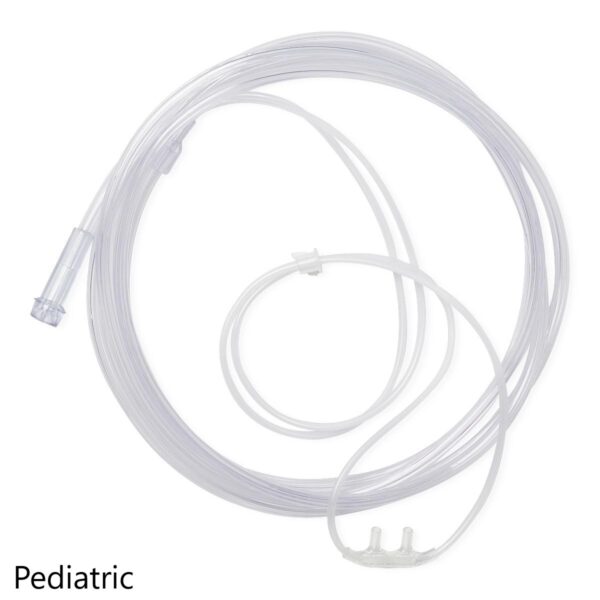 pediatric soft touch nasal cannula with 7 foot tubing and standard connector hcs4518
