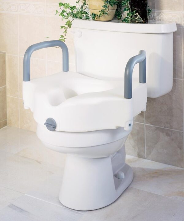 raised toilet bowel seat medline g30270ah
