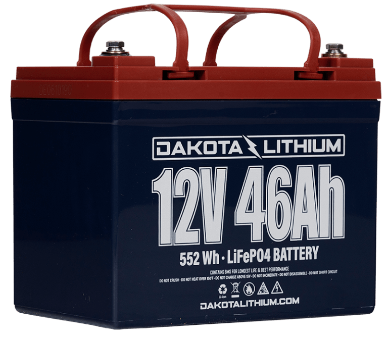 12V 46AH DAKOTA LITHIUM U1 LIFEPO4 SCOOTER WHEELCHAIR BATTERY