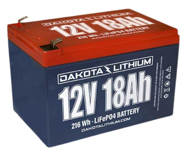dakota lithium 12v 18ah battery