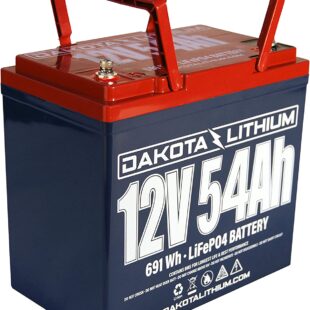 12v 54ah dakota lithium u1 lifepo4 scooter wheelchair battery