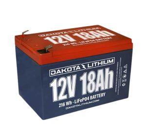 genuine dakota lithium batteries​ 18ah specs
