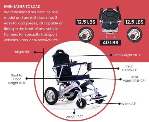 wheelchair rental – plus size electric powered