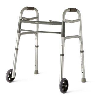 youth two button folding walkers with 5" wheels MDS86410JW54H