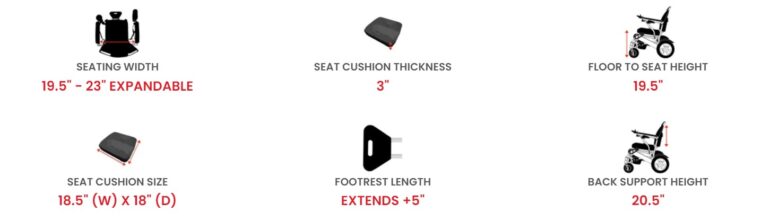 wheelchair rental – plus size electric powered