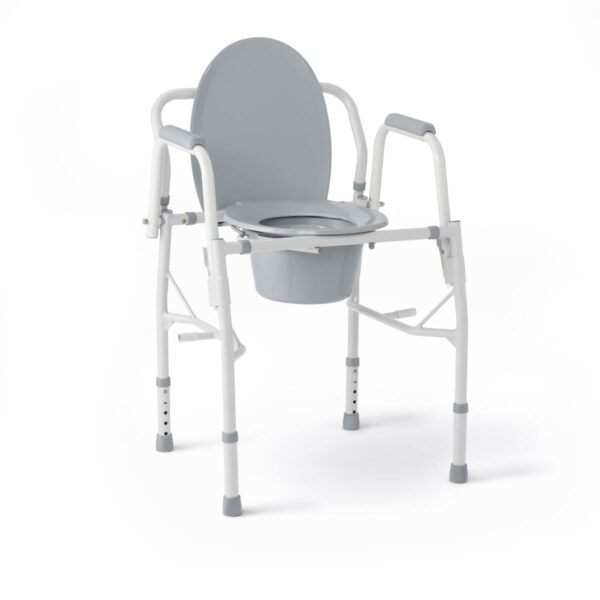 steel drop arm commode G1-301dx1