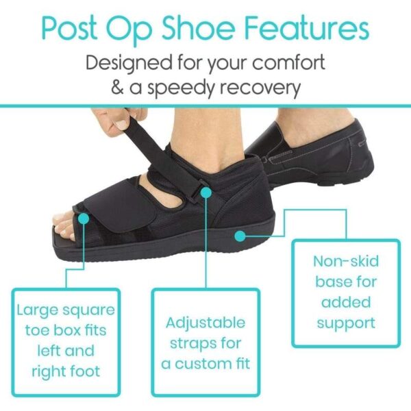 unisex post op shoes select size