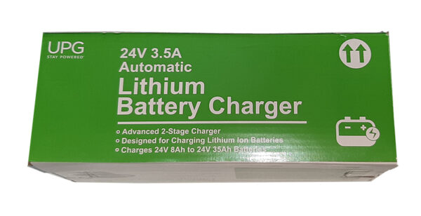 upg lithium batter charger 24v 3.5amp