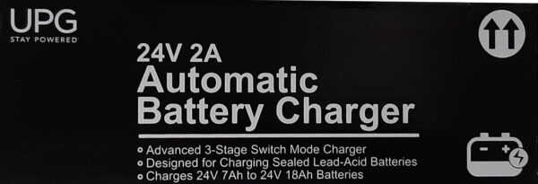 upg battery charger 24v 2 amp xlr ELE1909103