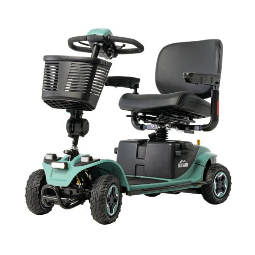 baja bandit 4 wheel mobility scooter sage left