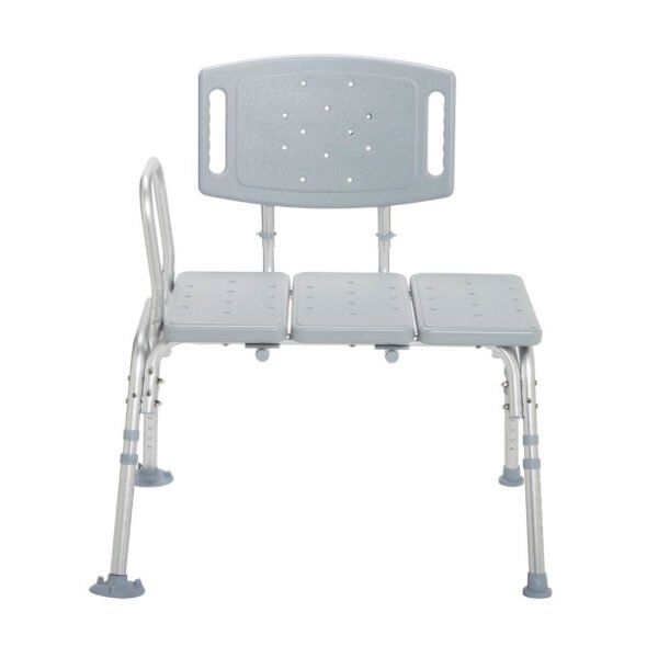transfer shower bath bench with back – bariatric by drive 12025KD-1