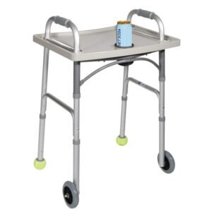 walker tray with cup holder